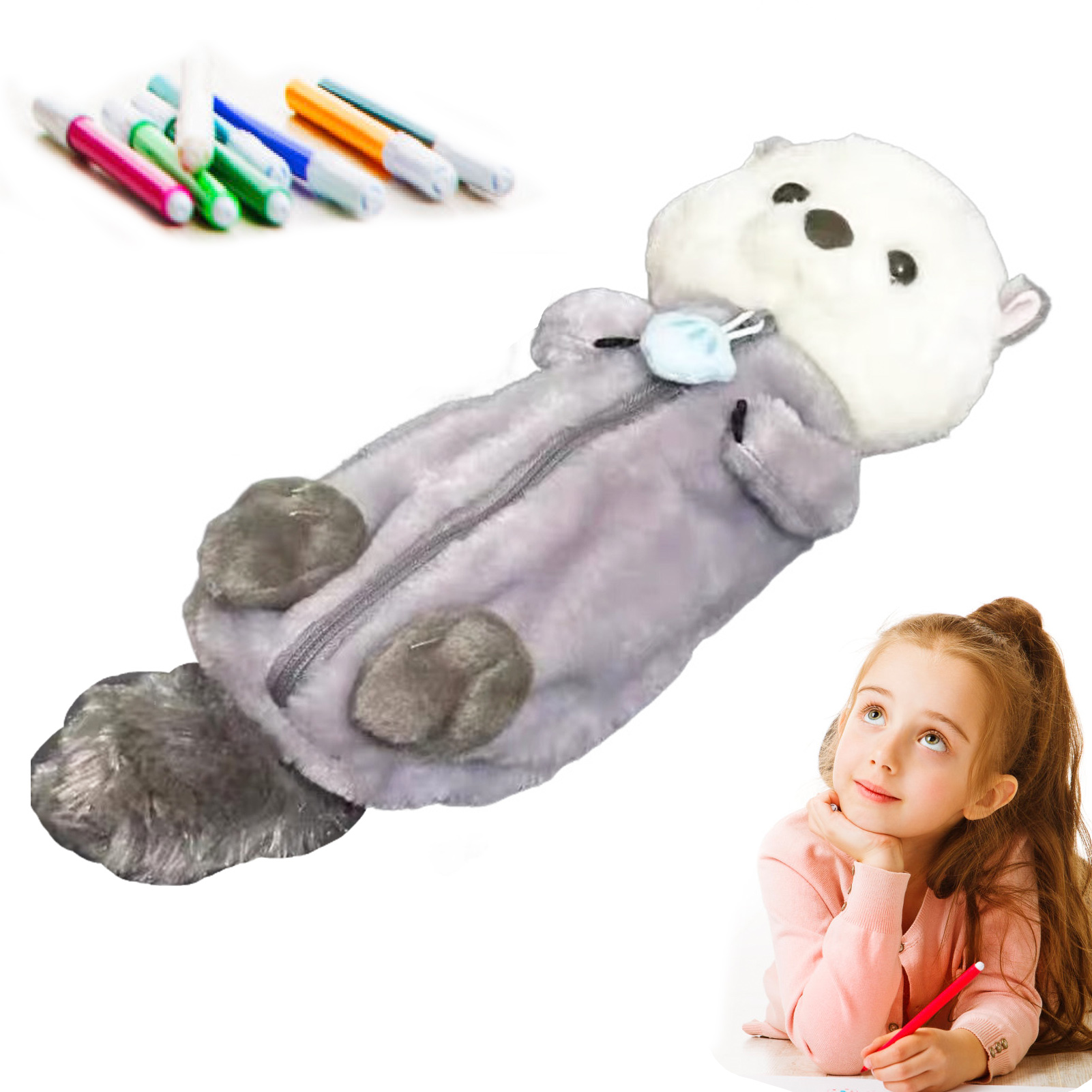 Soft Plush Doll - Creative Plush Toy Pencil Case Soft