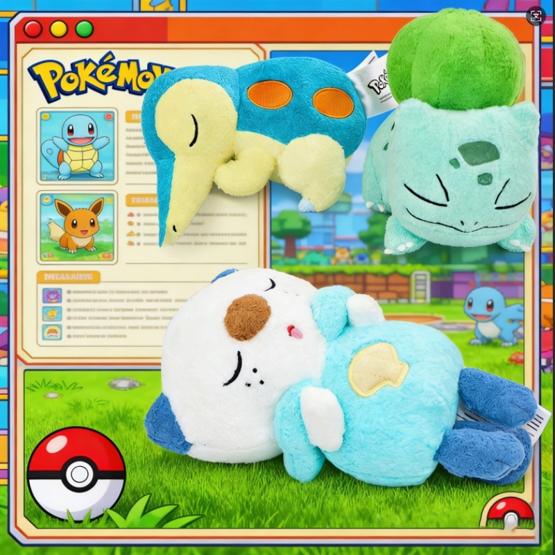 Soft Plush Doll - Oshawott Caterpie Gardevoir Oshawott Cyndaquil Plush