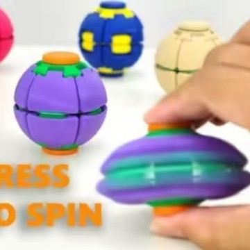 Kids Toys China - 3D Printed Press Rotate Fidget Ball,