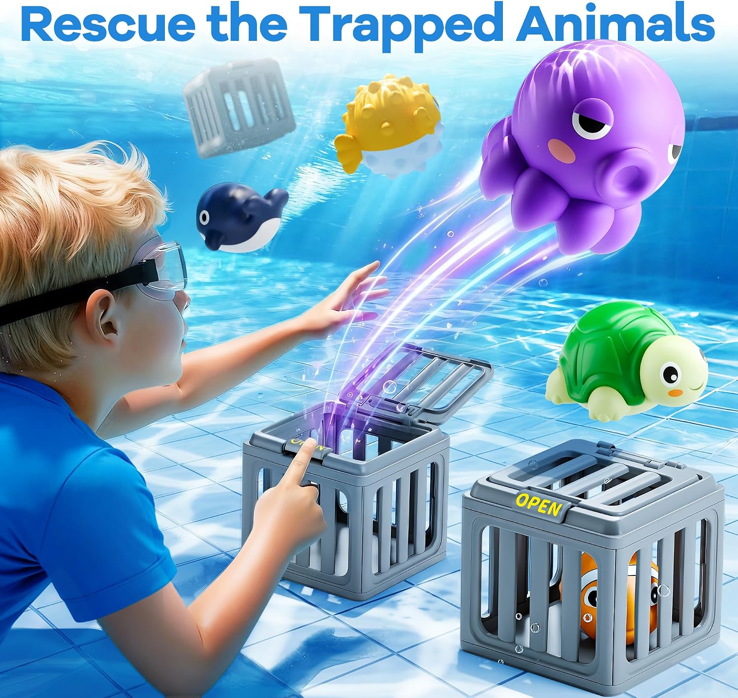 Kids Toys 10 Year Old - Altrek Store Funscape Kids Pool Diving