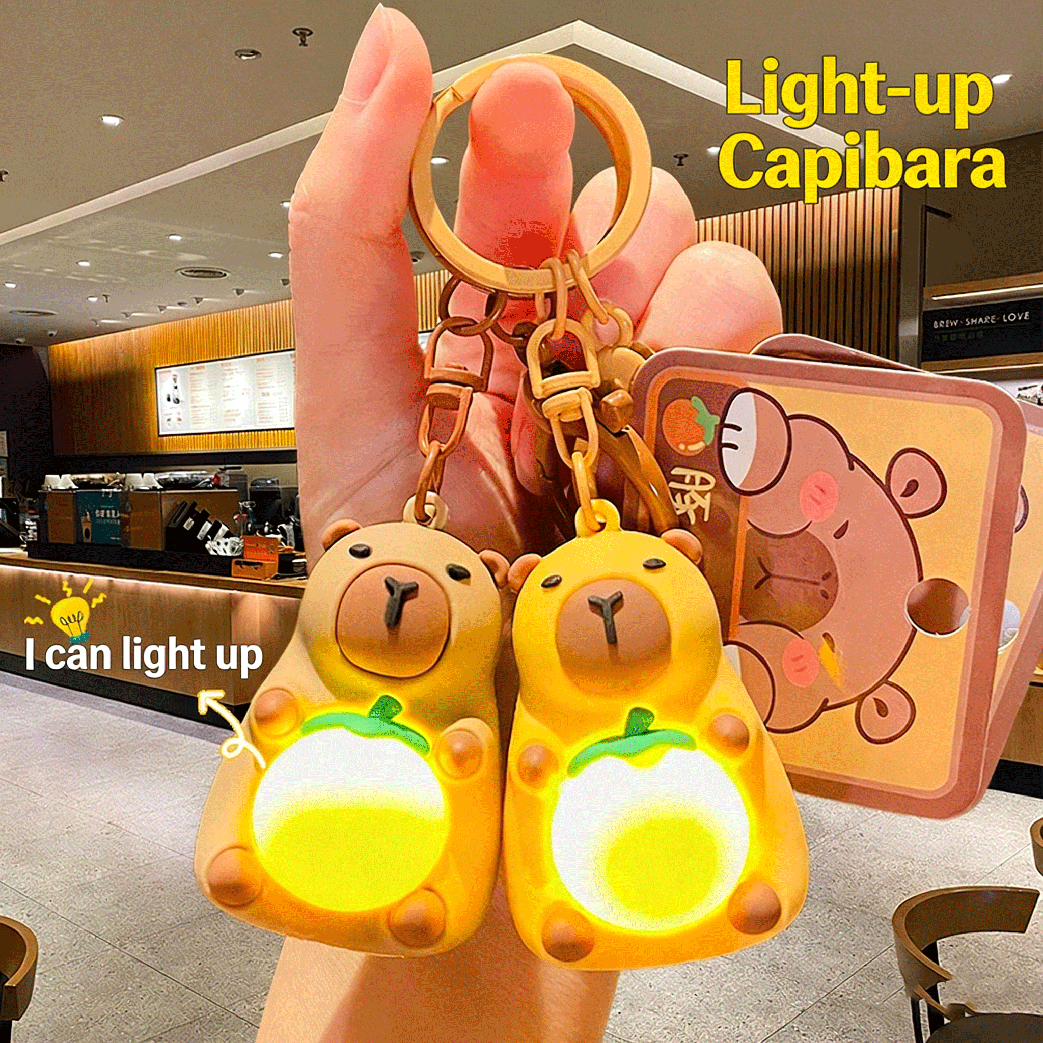 Simulation Capybara Doll Keych - đánh giá và giá Kids Toys Play