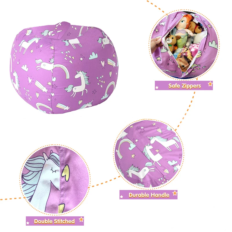 2026 New Bean Bag Storage Stuf - đánh giá và giá Kids Zip Toys