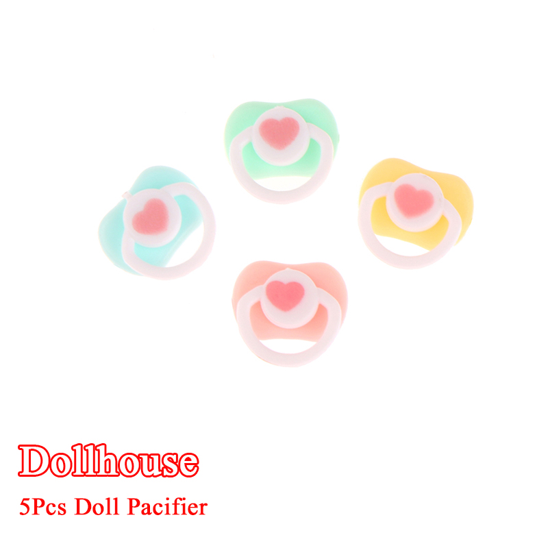 5Pcs Lovely Mini Doll Pacifier - đánh giá và giá Kids Toys Play