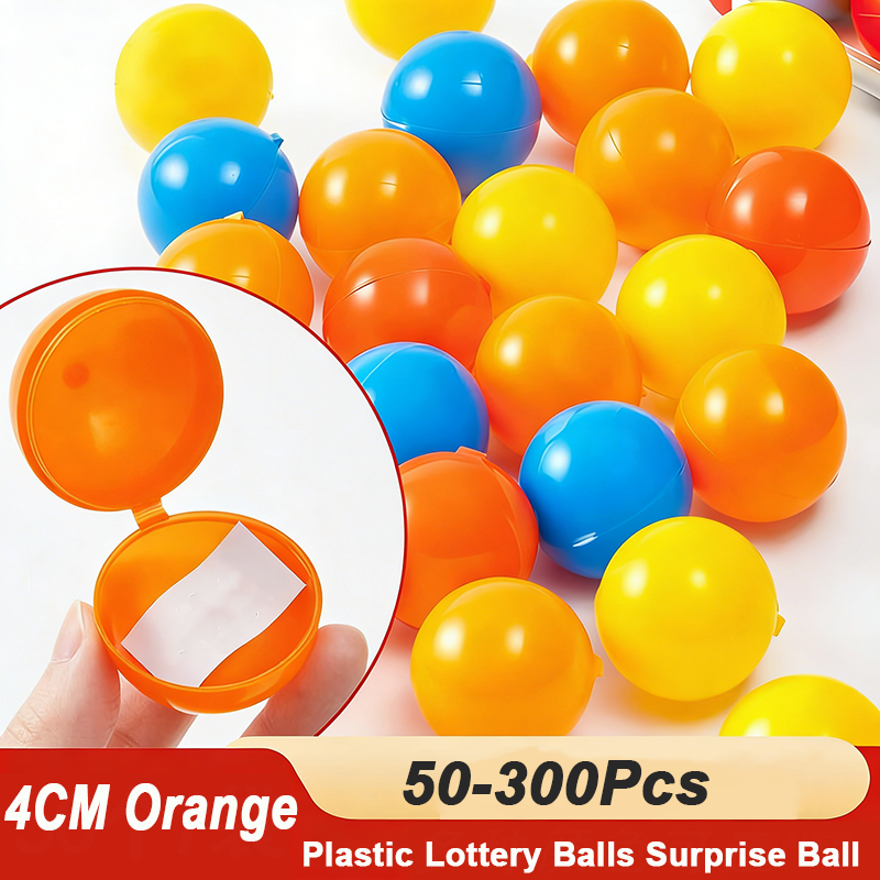 100-500Pcs 4CM Orange Plastic  - đánh giá và giá Kids Toys Vending Machine