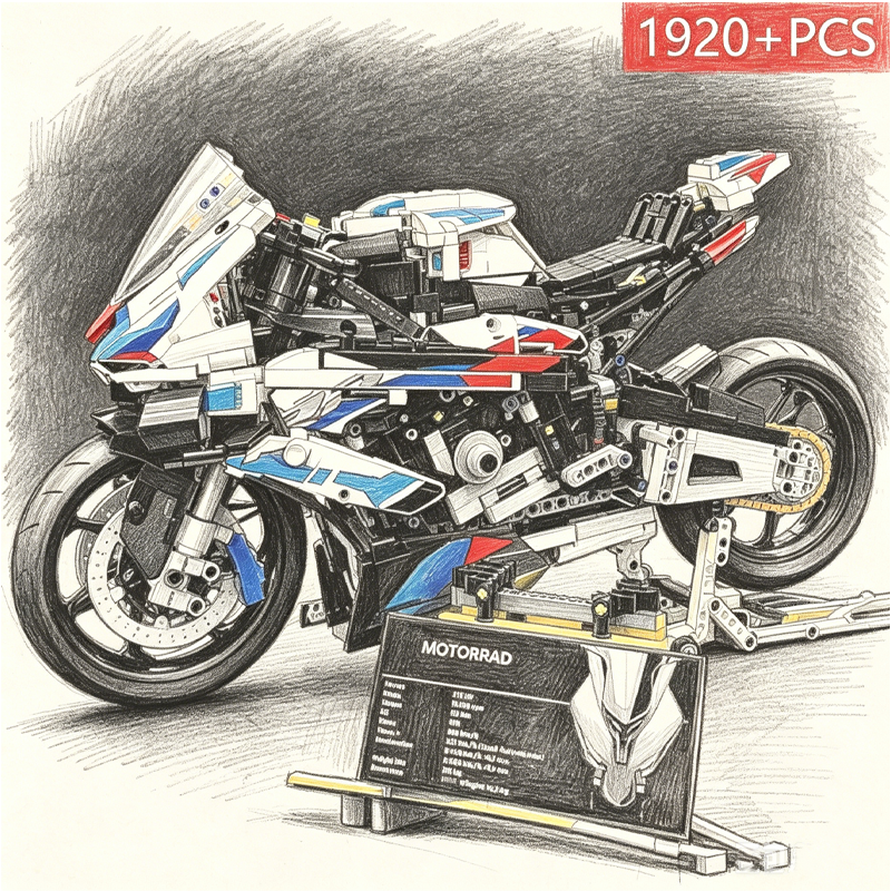 Motorcycle Building Bocks Simu - đánh giá và giá Kids Toys 10 Year Old