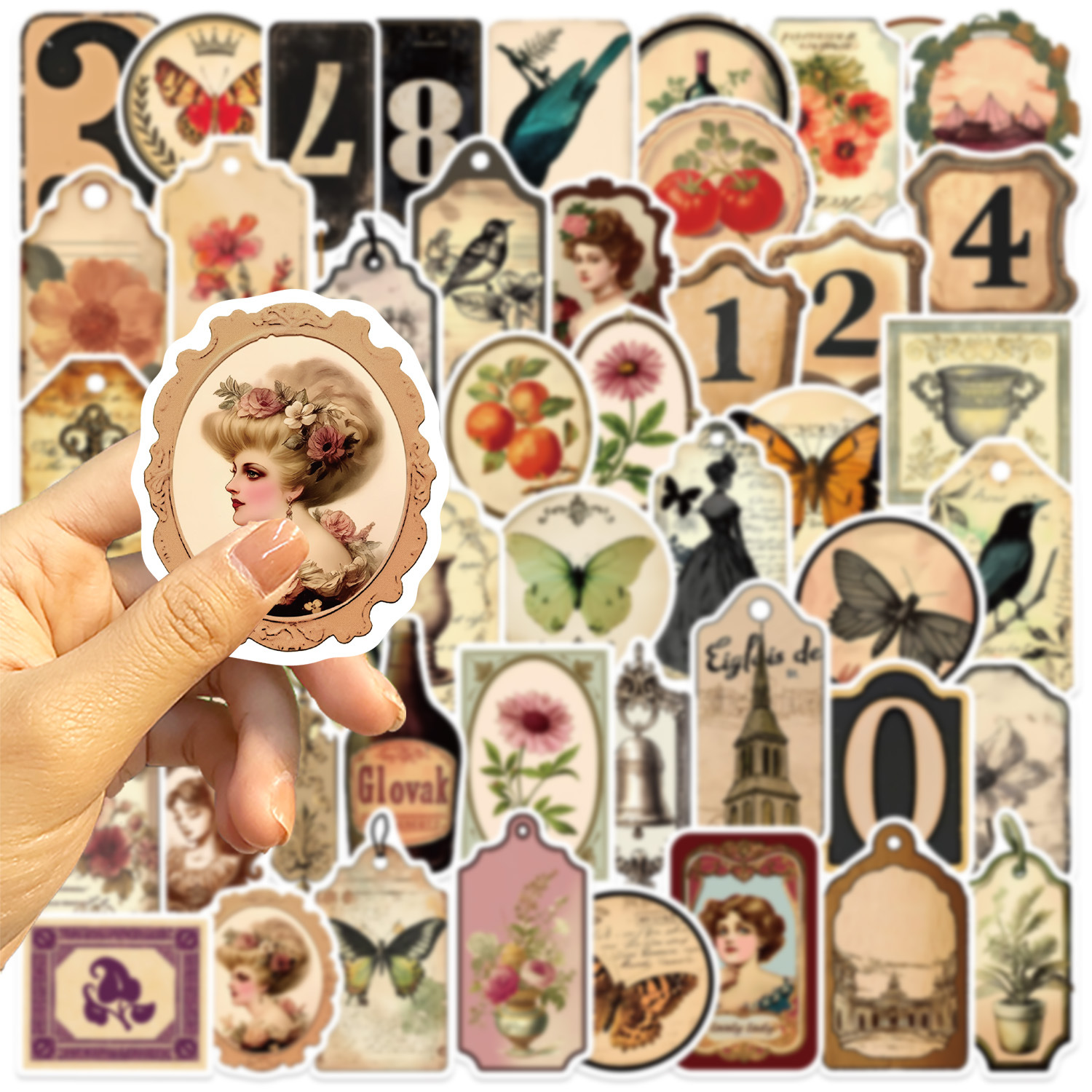 50PCS Cartoon Retro Victoria S - đánh giá và giá Kids Toys Victoria