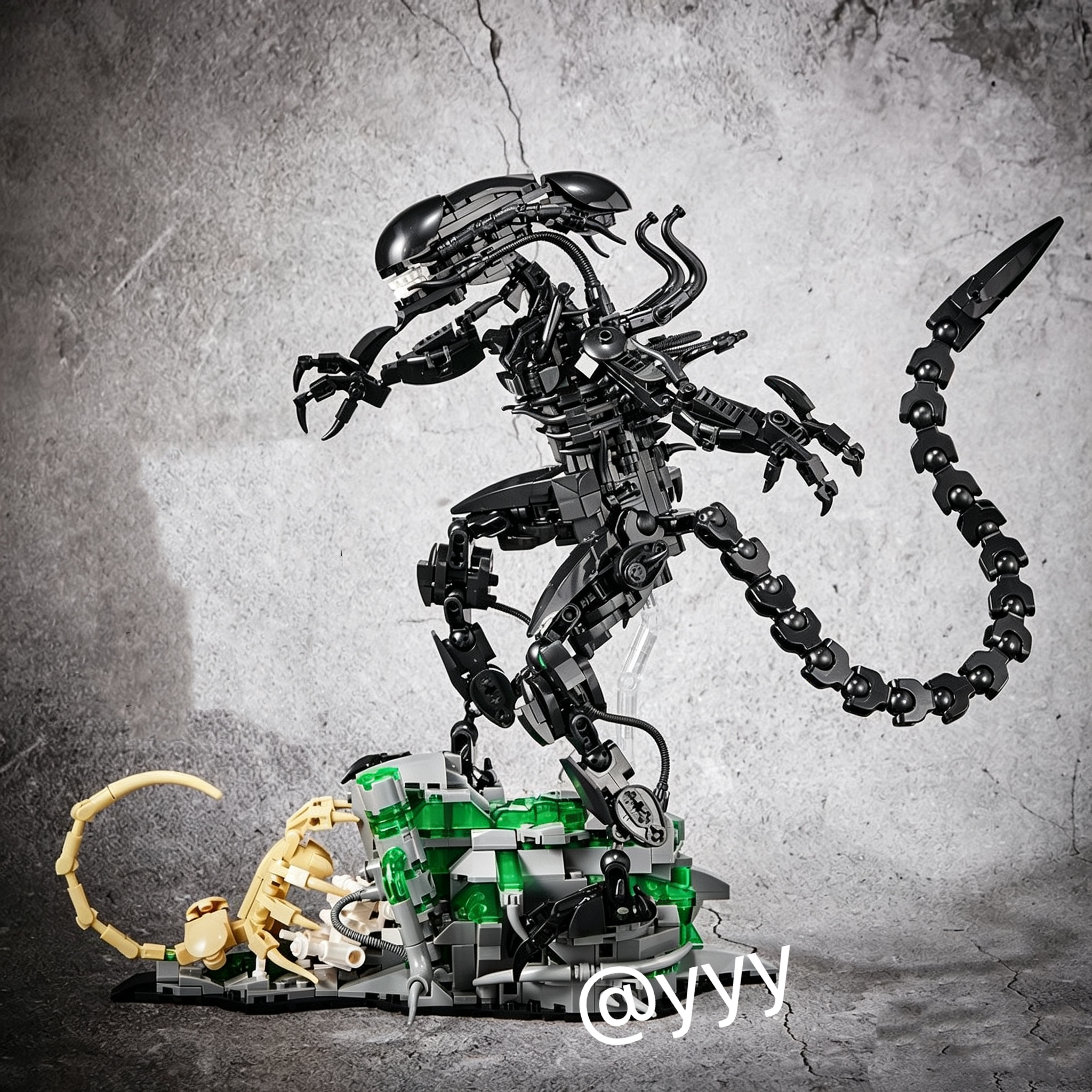New/958PCS Black Alien Xenomor - đánh giá và giá Xenomorph Kids Toys