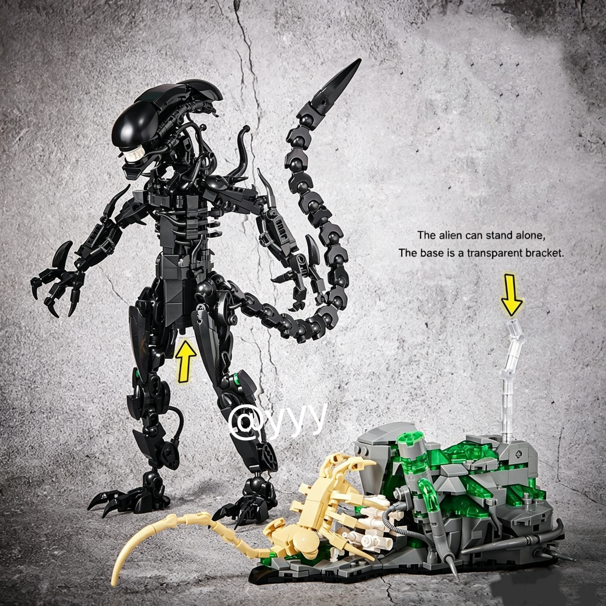 New/958PCS Black Alien Xenomor - đánh giá và giá Xenomorph Kids Toys