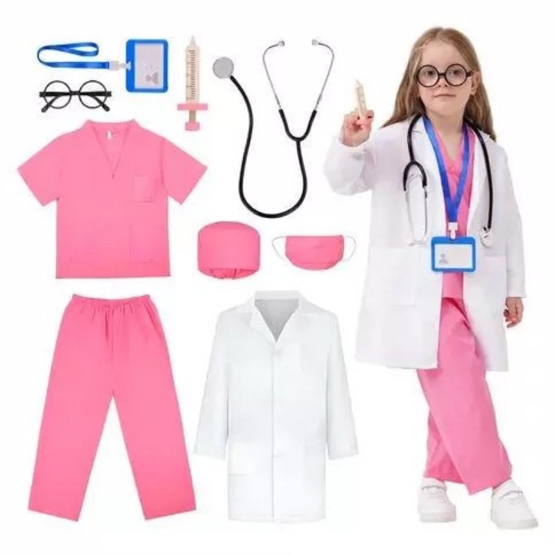 Kids Doctor Nurse Costume Whit - đánh giá và giá Kids Toys Play
