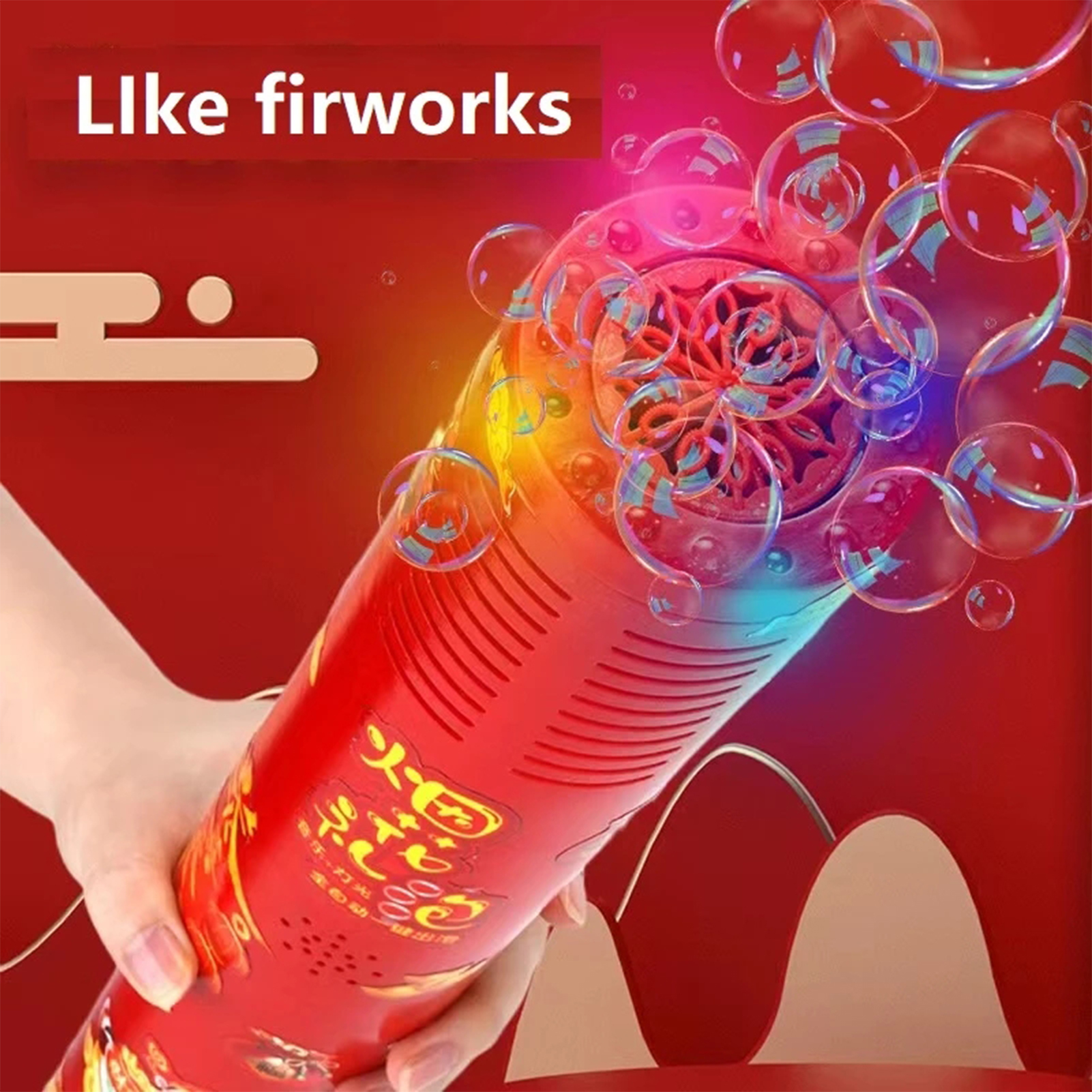 Multi-hole Firework Bubble Mac - đánh giá và giá Bubble Machine Outdoor