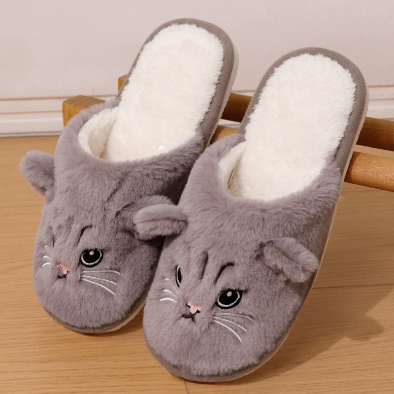 Cartoon Cat Home Slippers for  - đánh giá và giá Soft Plush Doll