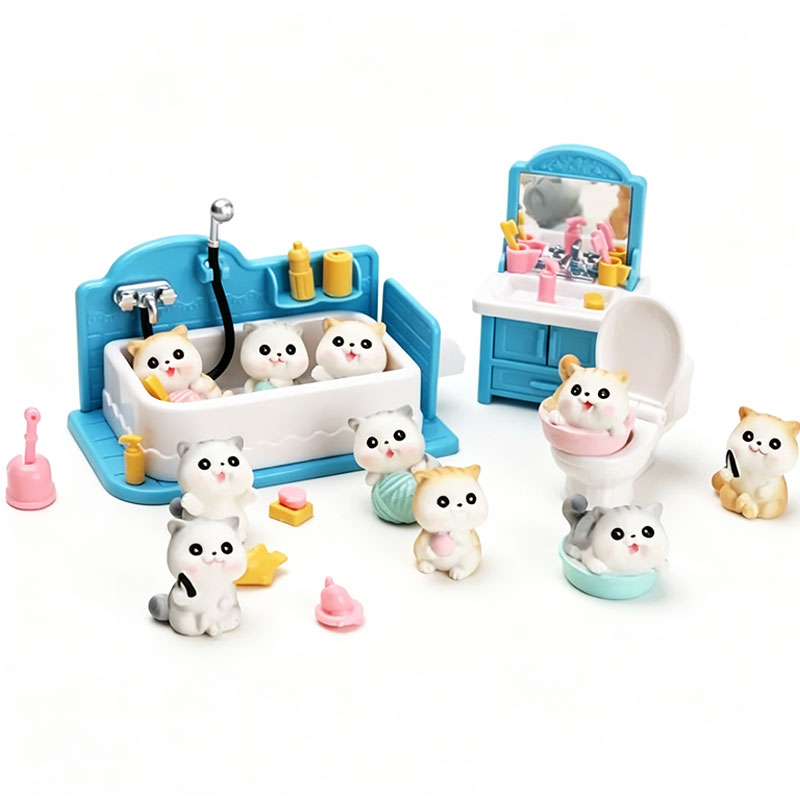 Dollhouse Bathroom Set 1:12 Mi - đánh giá và giá Kids Toys Play