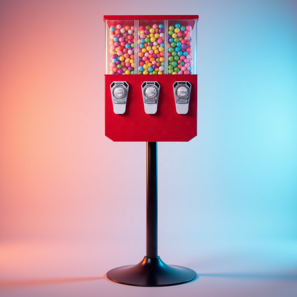 2025 Factory Triple head 3 in  - đánh giá và giá Kids Toys Vending Machine