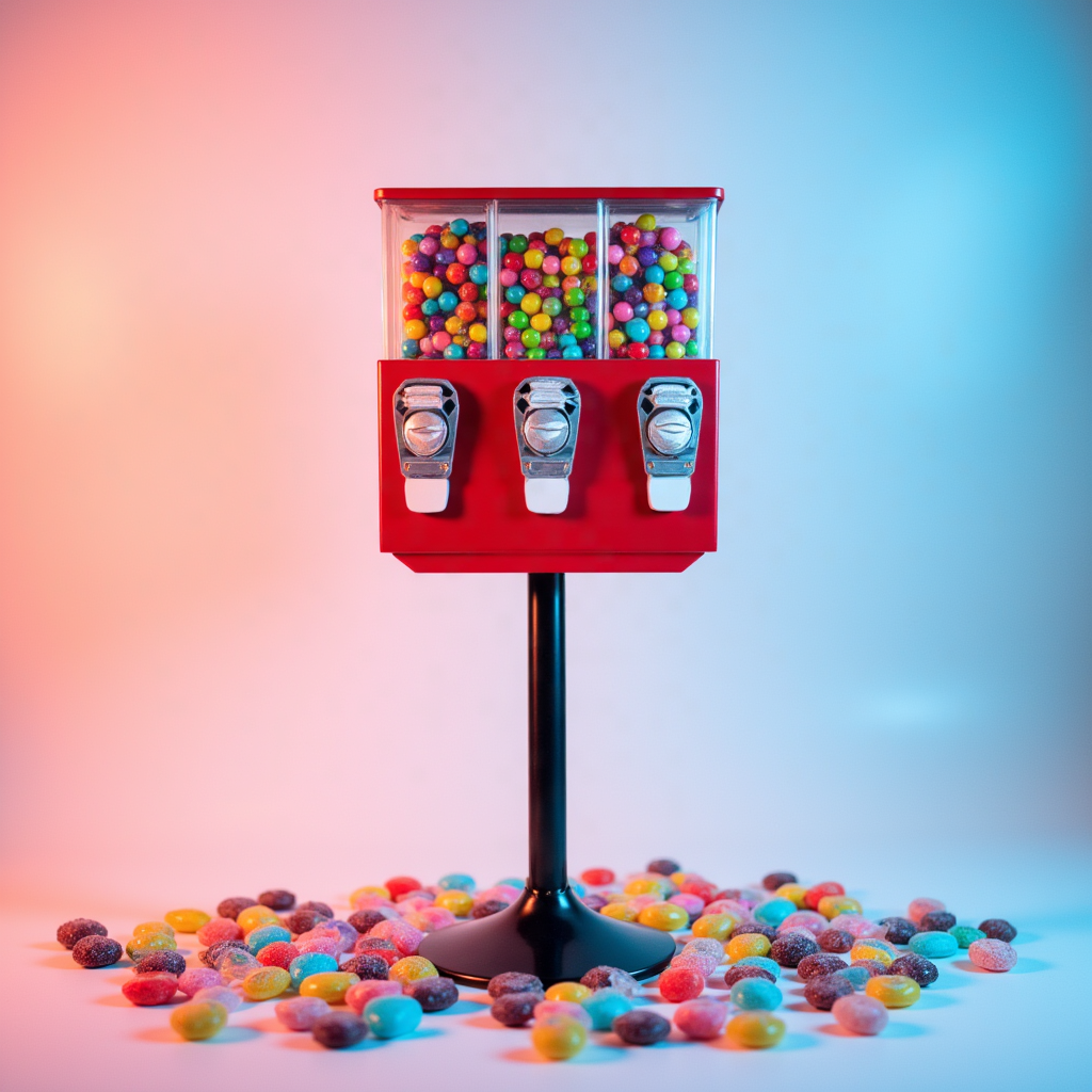 2025 Factory Triple head 3 in  - đánh giá và giá Kids Toys Vending Machine