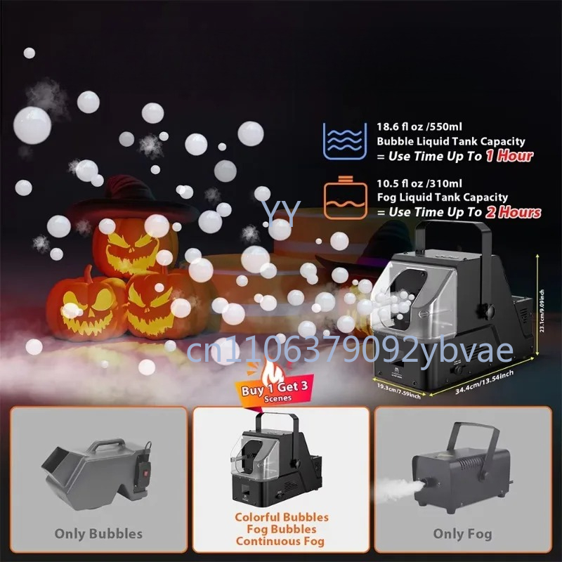 450W 3 in 1 Fog Bubble Smoke M - đánh giá và giá Bubble Machine Outdoor